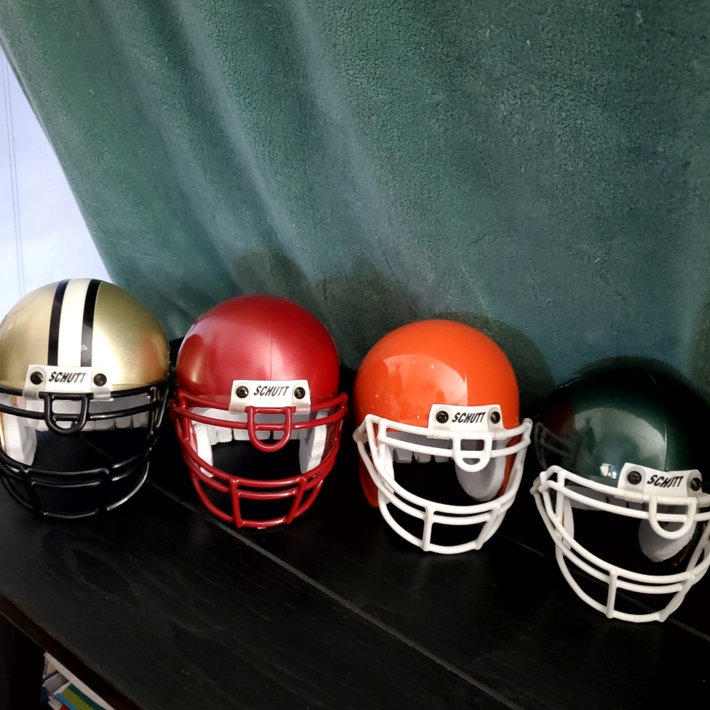 Mini Football helmets